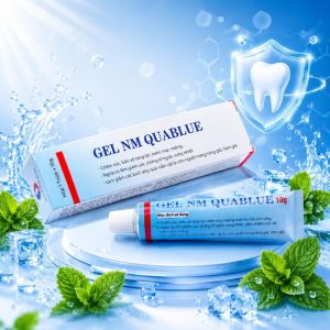 Gel NM Quablue 10g Chăm Sóc Niêm Mạc Miệng | Gel Bôi Nhiệt Miệng Lở Miệng Nướu Lợi Mát Dịu