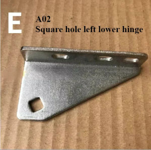 Automatic freezer door closer refrigerator door hinges
