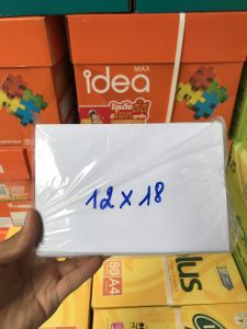 Bao thư trắng 12x22cm 80gsm keo nước [Xấp 100 cái] SUKADO