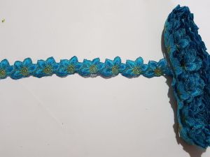 Renda Bordir Roll Motif Bunga Kecil Tulip Mini