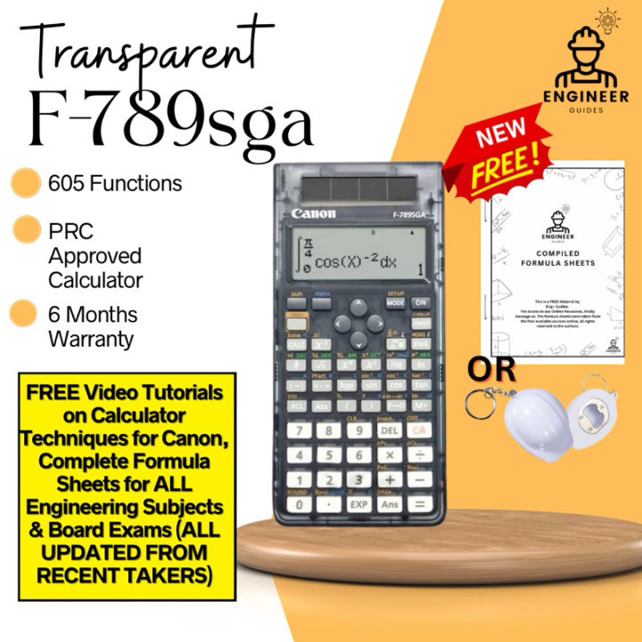 Canon f-789sga Transparent Scientific Calculator Canon F 789sga - Main Image