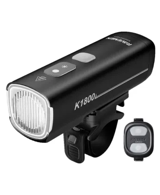 Ravemen K1800 USB Rechargeable Front Light 1800 Lumens Flash Headlight For Bicycle Cycling