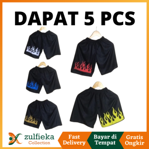 PAKET 5 PCS Celana Pendek Olahraga Voli Lari