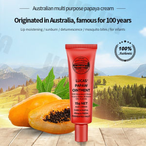 Lucas Papaw Care Duo 25g+75g 100% Australian Grown Papaya Extract Multi-Purpose Skin Salve for Chapped Lips Dry Elbows & Minor Skin Irritations