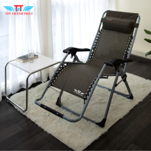 Ghế thư giãn khung xám Tín Thành Phát – Thiết kế sang trọng chắc chắn gấp gọn tiện lợi phù hợp phòng khách