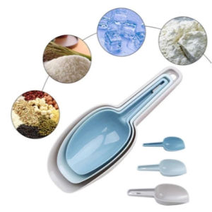 Food Grade Plastic Scooper Set Powder Condiment Ice Scoops 4422 3PCS SET