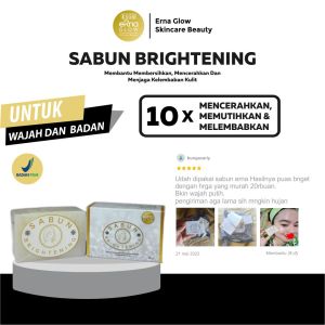 VIRAL TERLARIS!! PAKET 4IN1 ERNA GLOW BPOM ( SERUM+SABUN+CREAM+TONER)