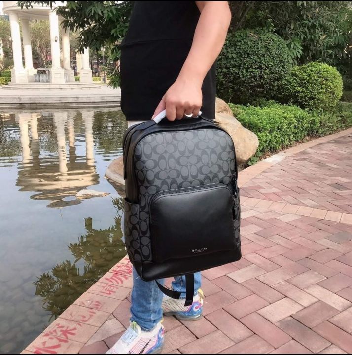 Coach graham sales backpack review