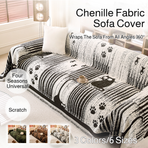 Sofa Cover Comfort Sofa Towel Non-slip Soft Anti-cat Scratch Beautiful Keep Warm Cartoon Chenille