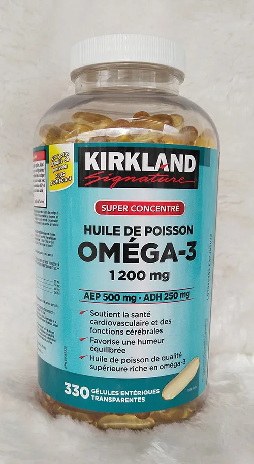 D u c Omega 3 Fish Oil 1200mg Kirkland Signature Super