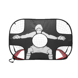 Gawang Sepak Bola Portable Lipat Gawang Bola Mini Anak Indoor & Outdoor