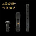 Chimei Black Overlord clarinet 8-hole treble English B Baroque German flute for beginners.. 
