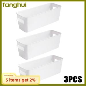 fanghui 1 3PCS Multifunctional Desktop Storage Box Toiletries Cosmetic Sundries Plastic Storage Organization Box Drawer Organizer