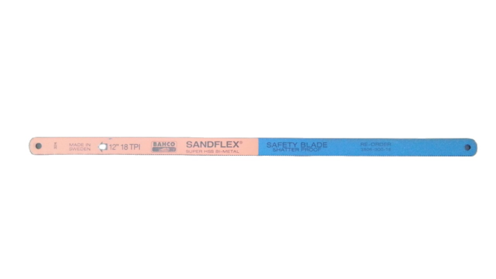 BAHCO Sandflex 12" (300mm) Bi-Metal Hacksaw Blade 18TPI/24TPI 