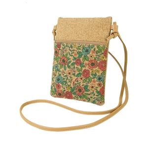 Women Everyday Bag Small Crossbody Bag Phone Bag Coin Purse Stylish Messenger Bag Flower Print Shoulder Bag for Travel
