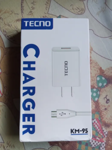 BEST PICK KK TECNO Fast Charger 18W – 2-in-1 Original Charging Cable (Type-C + Micro USB) for Android