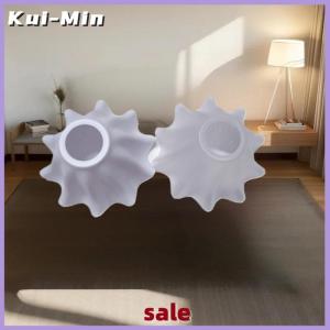 Kui-Min 1Pcs DIY Wall Night Restaurant Chandelier Replacement E27 Plastic Bell Orchid Lampshade Hanging Lamp Accessories Table Parts