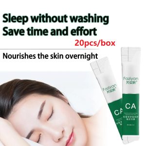 【READY STOCK KL】Sleeping Mask Night Face Care #collagen Firming # Moisturizing (1box*20sachets) Moisturizing & repairing Sleeping Mask 补水保湿修护积雪草烟酰胺玻尿酸涂抹面膜晚安冻膜睡眠面膜免洗