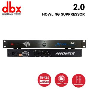 DBX 2.0/4.0/6.0 digital feedback suppressor fully automatic anti-interference/intelligent one click anti whistling feedback suppressor digital DSP processing feedback suppressor