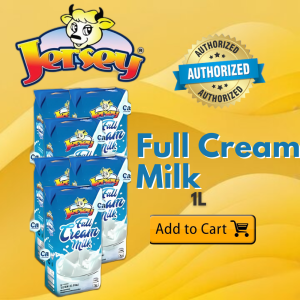 JERSEY Full Cream Milk 1L - Pure Creamy Goodness in Every Sip
