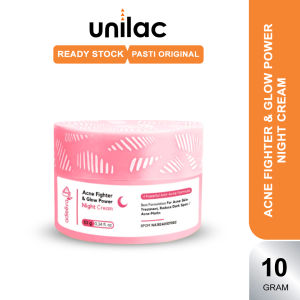 Adleeva Acne Fighter Night Cream Krim Malam 10gr - Adleeva By Adeeva Acne Cream Malam