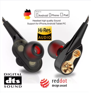 🔥ขายดีที่สุด🔥QKZ AK2 หูฟังชนิดใส่ในหูพร้อมไมโครโฟน ชุดหูฟังแฟชั่นแบบพกพา เบสหนักสเตอริโอ 9D หูฟังเพลงไฮไฟ หูฟังแบบมีสายควบคุม