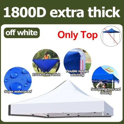 💧100% Waterproof💧Oxford fabric tent cover Replacement 2x3 3x3 3x4.5 3x6m Large size Canvas Thick tarpaulin Camping Outdoor Rainproof Sunscreen Tent Cloth Retractable Sun Shelter Cloth Tent Top Cover sunshade car tent cloth