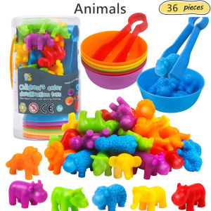 Moulty Counting Matching Game with Sorting Cups Color Classification and Sensory Training Preschool Educational Learning Toys Gift for Toddlers Kids Boys Girls Ages 3 4 5 6 +