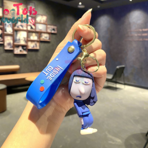 Gantungan kunci inside out keychain inside out ganci motor mobil tas lucu imut