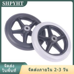 [COD] SHPYHT Ship within 24 hours ล้อ6นิ้วล้อวีลแชร์แบบล้อแข็งยืดหยุ่นทนทาน
