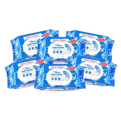 FIFFY BABY CALENDULA WIPES VALUE PACK (100S X6) TISU BASAH (98-140X2)