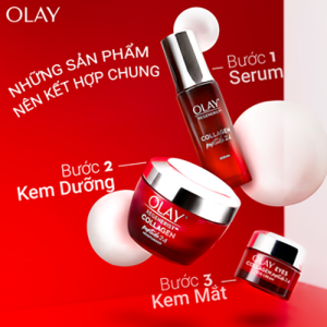 Kem Dưỡng Ban Ngày OLAY COLLAGEN Peptide 24 Căng Mướt Sáng Khỏe & Phục Hồi Dấu Hiệu Lão Hóa Hũ 50G