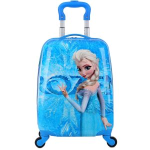 18 Inch Childrens Travel Luggage Universal Wheel Suitcase 3D Cartoon Trolley Case With Security Lock