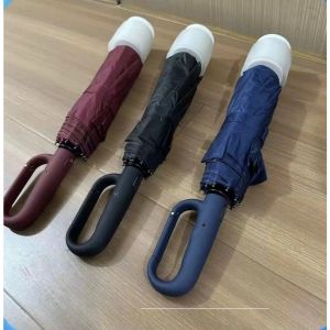 Ô Dù Tự Động Kèm Ống Đựng Chống Thấm | Ô Che Mưa Nắng Chống UV Thanh Lịch Khung Kép Chống Gió