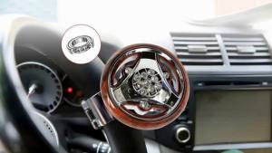 Steering Wheel Knob Universal Power Ball Spinner Knob with Smooth Ball Bearing for Easy Steering Assist and Control Compatible with Most Vehicles (Peachblow)
