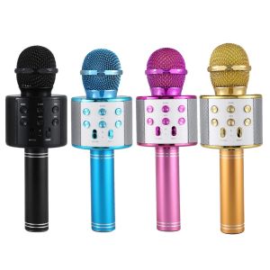 GRATIS ONGKIR Microphone WS858 Karaoke Mic Bluetooth Speaker ws 858 Mikropon Blutut karaoke wireless