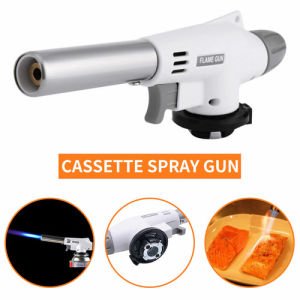 KEPALA GAS PORTABLE TOUCH FLAME GUN GSF LAS BUTANE BLOW TORCH API JET PEMATIK GAS KOMPOR