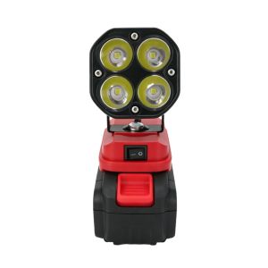 Cross-border 40W portable outdoor LED work light compatible with Milwaukee M18 series lit