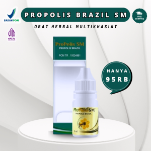 Propolis SM Brazil Obat Multikhasiat di proses dengan Nano Teknologi untuk Segala Penyakit - isi 6ml