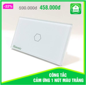 Công tắc thông minh HUNONIC điiều khiển từ xa qua điện thoai.hàng việt nam chất lương cao