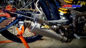 Knalpot Racing Jrm Joyo Racing Muffler Satria Fu Sonic 150 Mx 135 Jupiter Z Mio Vario Beat