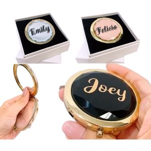 Mirrior with name Birthday Gift Hadiah untuk wanita gifts for girl Customize Name letak Nama cermin nama - J010