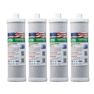 TROUWIDS 10 Inch Activated Carbon Filter For Water Purifier Replacement Cartridge Coconut CTO Filter For Water Filter