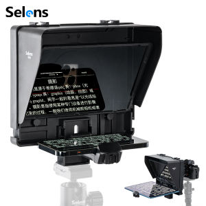 Selens Teleprompter Mobile Phone Pad Lift Tablet SLR Camera Victor Dedicated Font For Live lecture port broadcast Anchor Large Screen Subtitles Tip Inscription Board