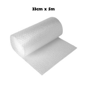 Bubble Wrap 33cm x 5m / 10m | Bubble Packaging Film | Protective Wrap for Fragile Items | Packing Shipping