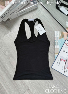 Áo Ba Lỗ Cổ U Dáng Dài - Tharo Clothing [AO00297]