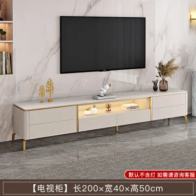 👍TV Console (Free🚚🔨) Type 0613 Light luxury TV Cabinet Modern Style Living Room TV Cabinet Machine Cabinet