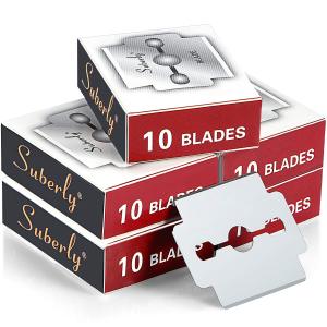 50 Pcs Callus Shaver Replacement Blades Corn Plane for Foot Pedi Tool Corn Plane Blades Fits Credo Style Shavers Foot Blade Refill 50 Pack Stainless Steel Blades Sharp Edge Easy Swap