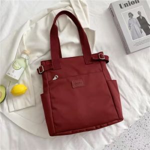 Nylon Shoulder Large Bag Womens New Trendy Korean Style Large Capacity Simple Tote Bag Shopping Bag
