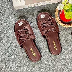 Sandal Wanita Trend Selop Model Pita Rumbai Empuk Elegan Casual